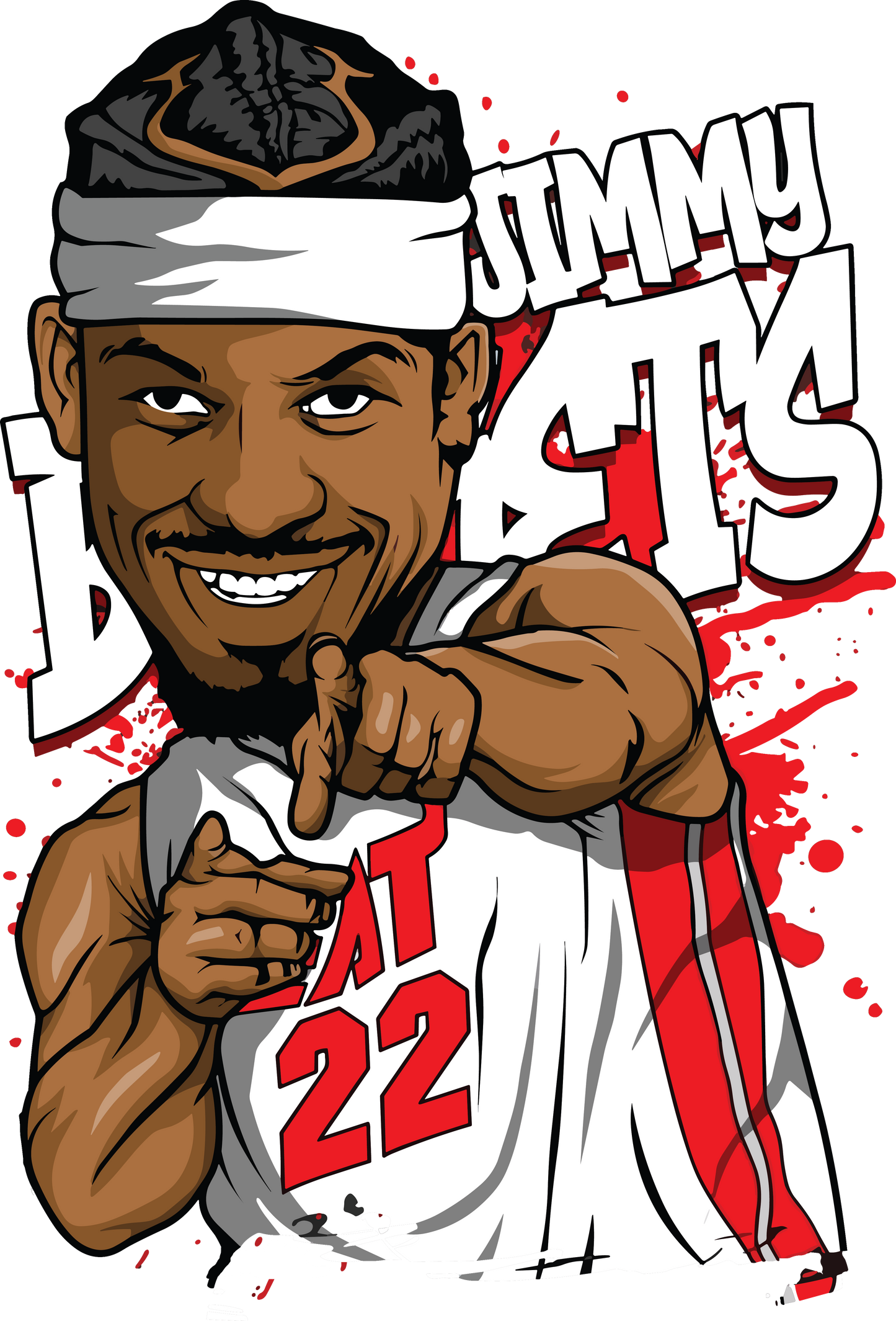 JIMMY BUTLER BUCKETS T-SHIRT