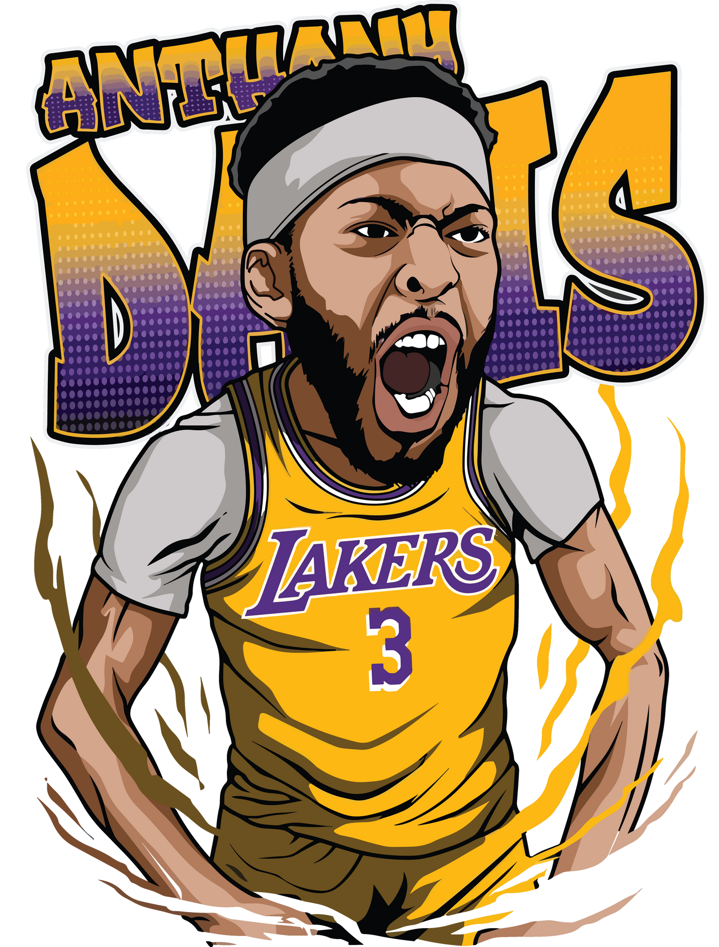 ANTHONY DAVIS VINTAGE T- SHIRT