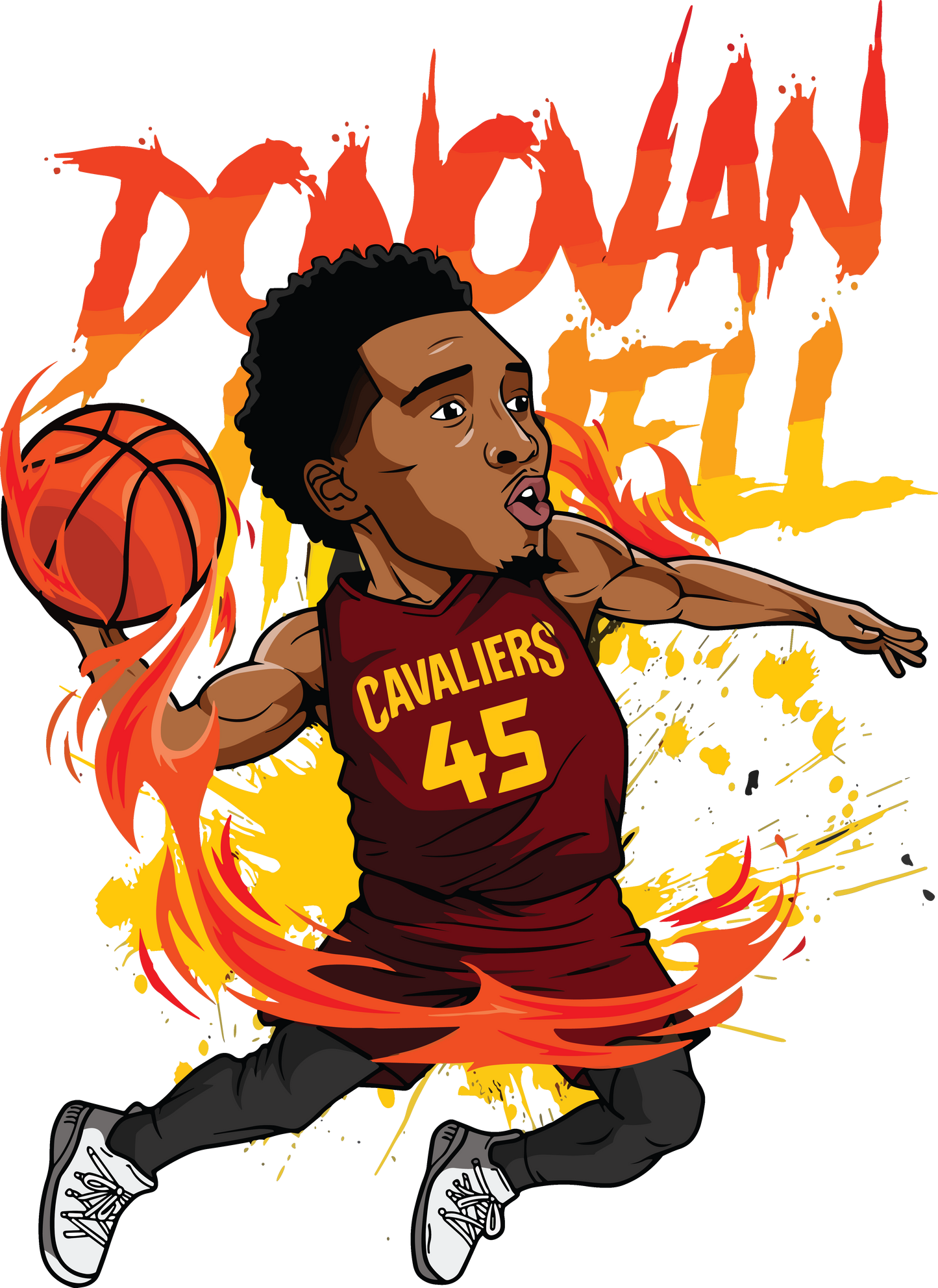 DONOVAN  MITCHELL VINTAGE T- SHIRT