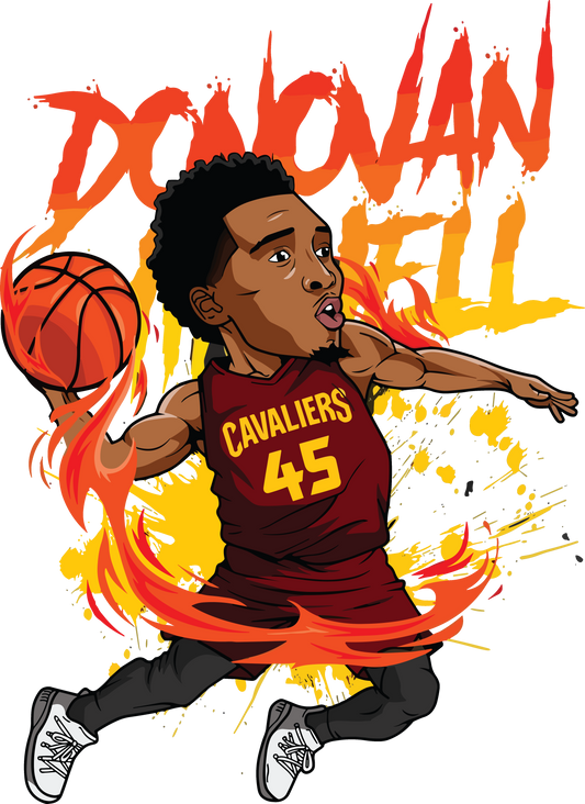 DONOVAN  MITCHELL VINTAGE T- SHIRT